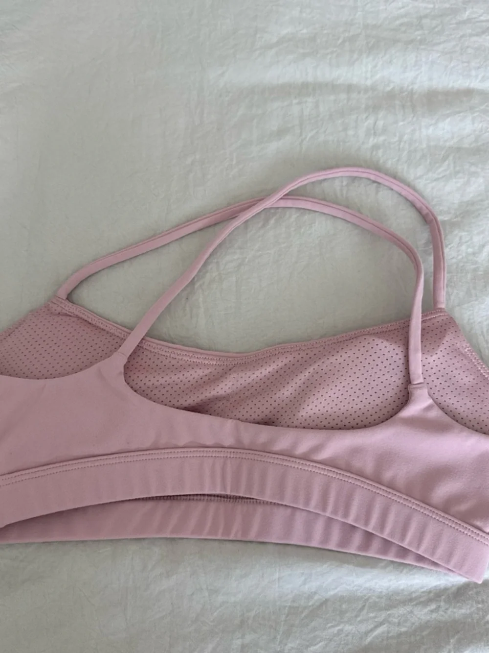 Crop shop boutique Pink Strappy Bralette – Women’s Intimates